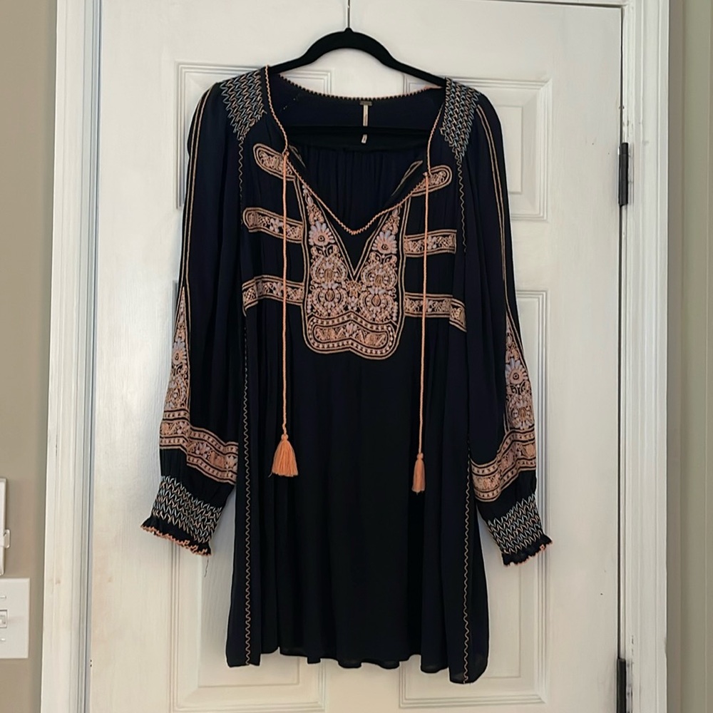 Free People Boho Mini Dress - XS